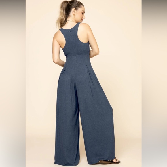 Go with the Flow Jumpsuit - Stormy Weather - Picture 4 of 10